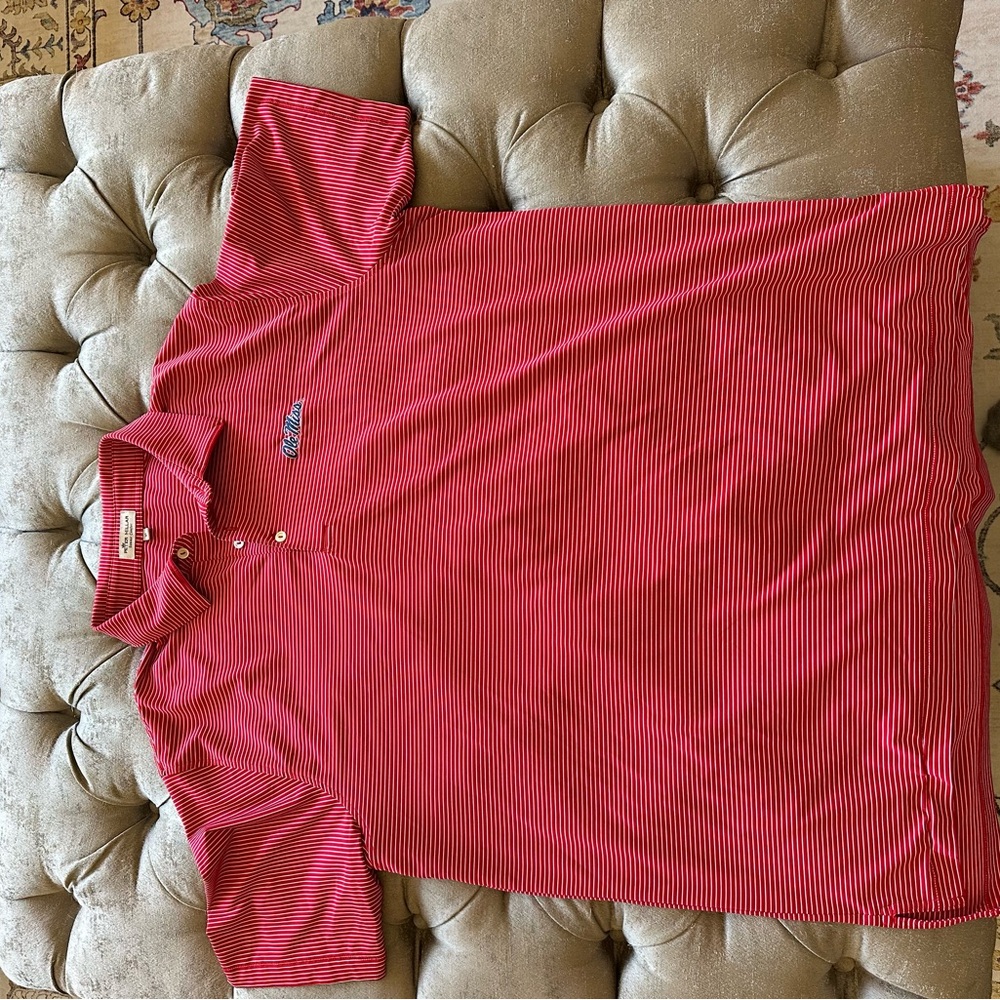 Peter Millar Red Polo Shirt Classic - Picture 4 of 4